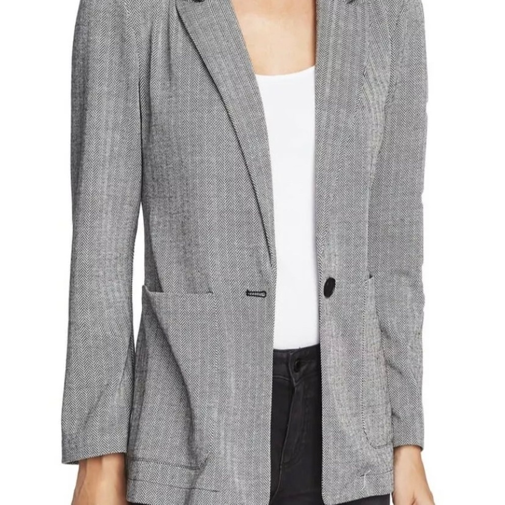 Vince Camuto Herringbone Blazer 0P Never Worn